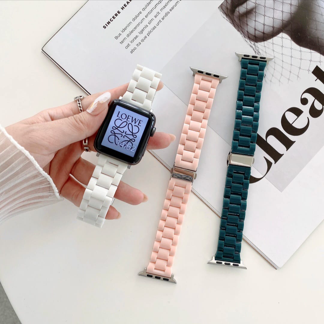 Correa Resin Replacement Straps for Apple Watch - Time Crafters Emporium KE