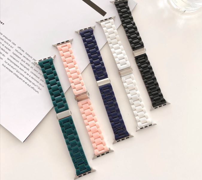 Correa Resin Replacement Straps for Apple Watch - Time Crafters Emporium KE