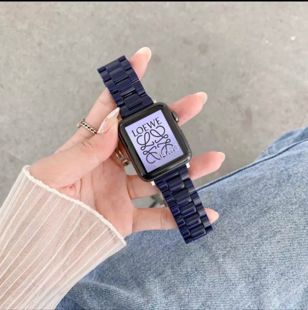 Correa Resin Replacement Straps for Apple Watch - Time Crafters Emporium KE