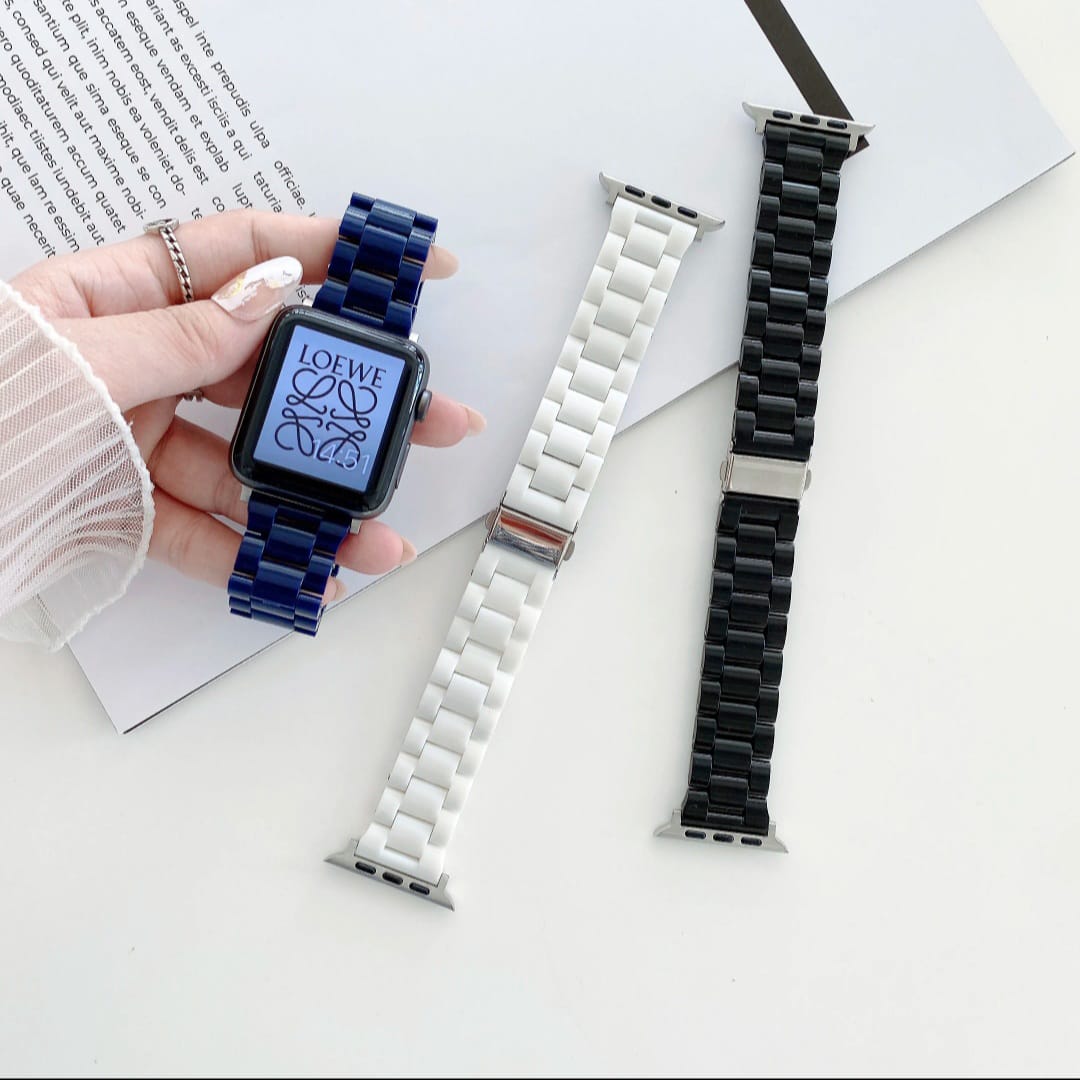 Correa Resin Replacement Straps for Apple Watch - Time Crafters Emporium KE