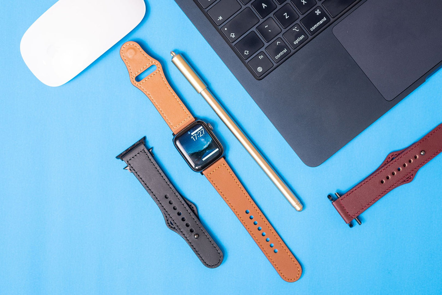 Genuine Leather Replacement Straps For Apple Watch - Time Crafters Emporium KE