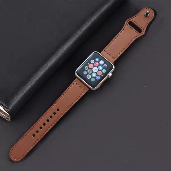 Genuine Leather Replacement Straps For Apple Watch - Time Crafters Emporium KE