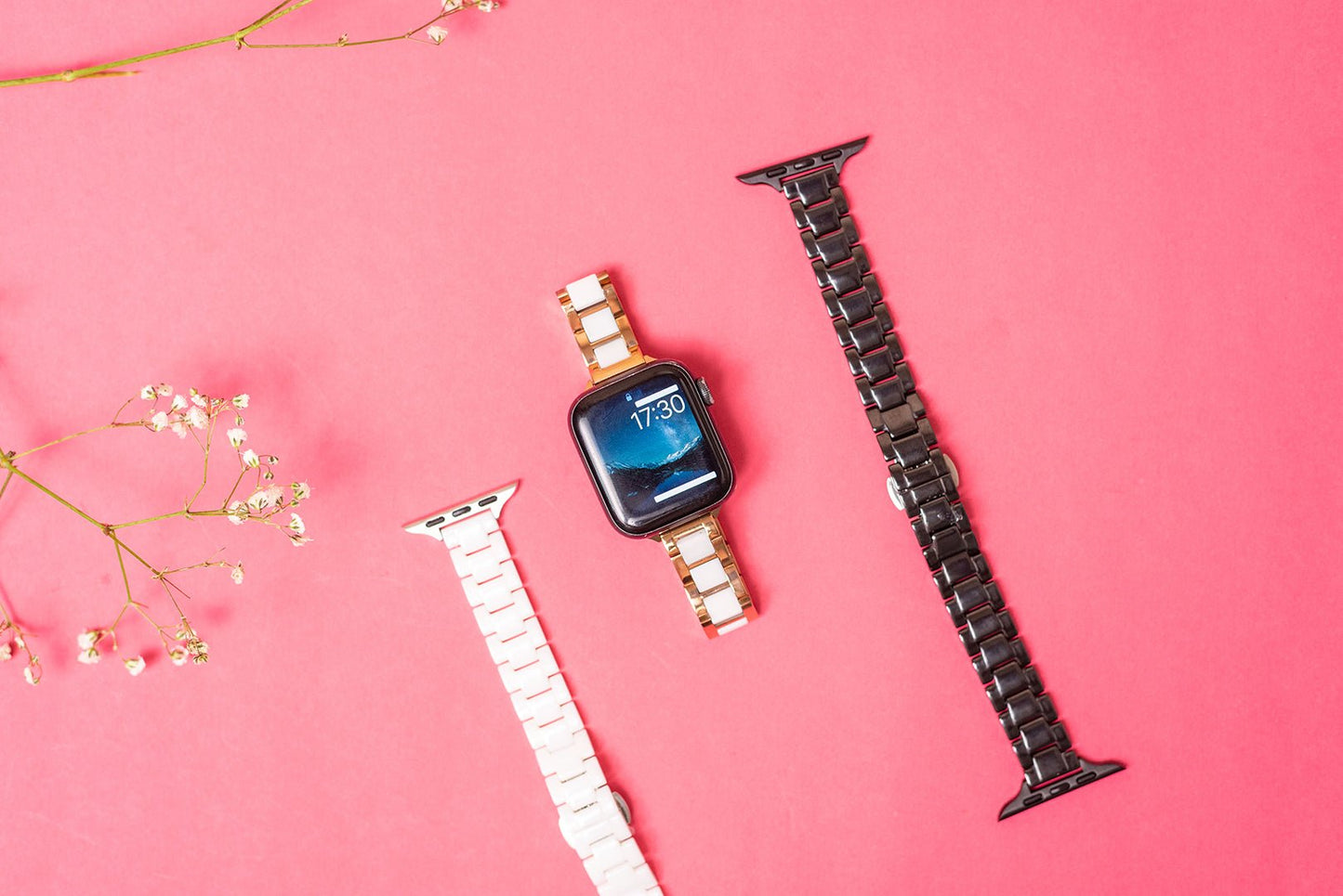 Luxury Ceramic Replacement Straps for Apple Watch - Time Crafters Emporium KE
