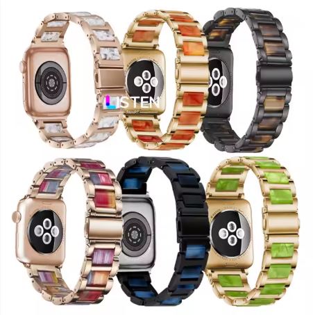 Resin Replacement Straps for Apple Watch - Time Crafters Emporium KE