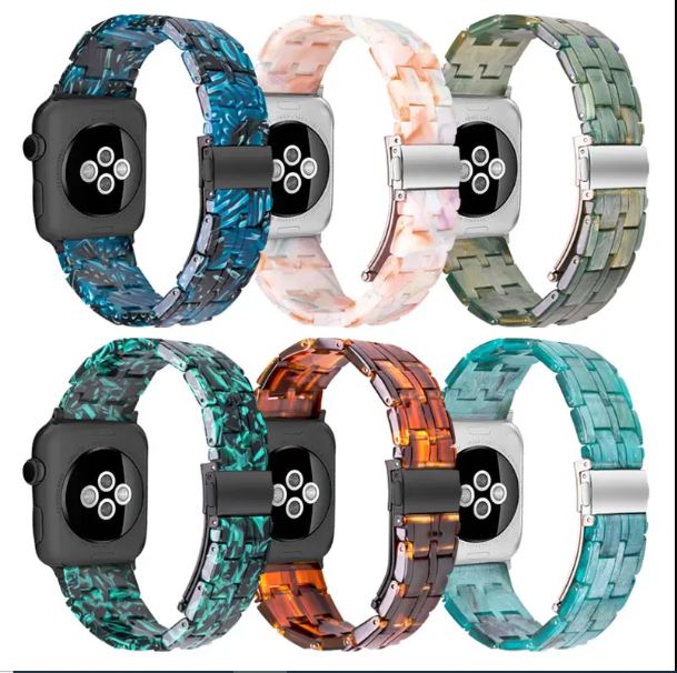 Resin Replacement Straps for Apple Watch - Time Crafters Emporium KE