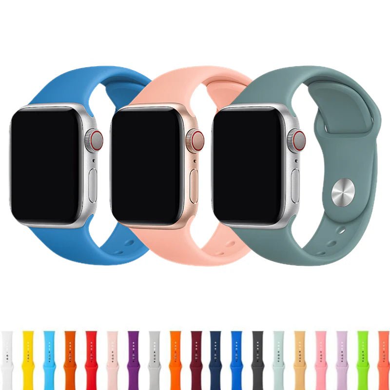 Silicon Replacement Straps for Apple Watch - Time Crafters Emporium KE