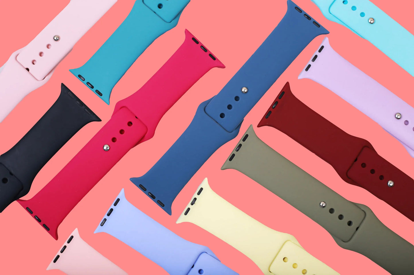 Silicon Replacement Straps for Apple Watch - Time Crafters Emporium KE