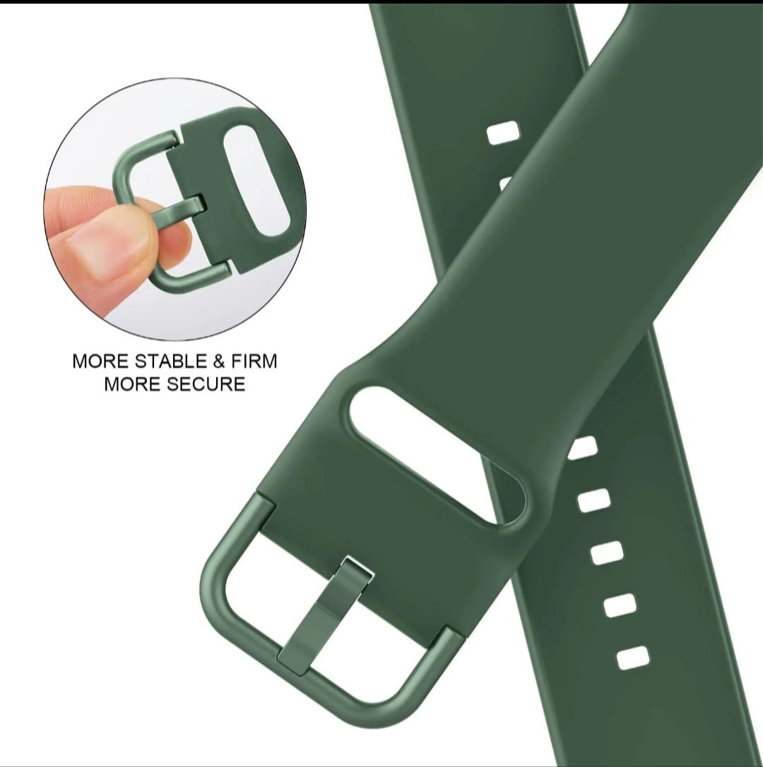 Silicon Replacement Straps with Buckle for Apple Watch - Time Crafters Emporium KE