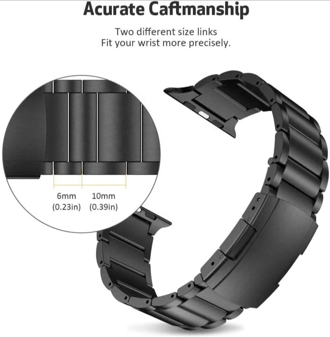 Titanium Alloy Replacement Straps for Apple Watch - Time Crafters Emporium KE