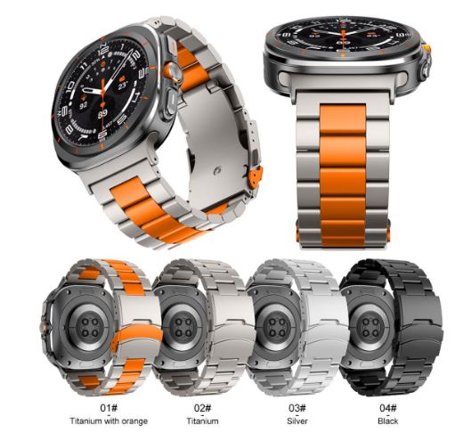 Titanium Replacement Strap for the Smart Watch Ultra (47mm) - Time Crafters Emporium KE