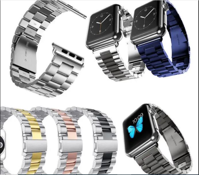 Stainless Steel Metal Replacement Straps for Apple Watch